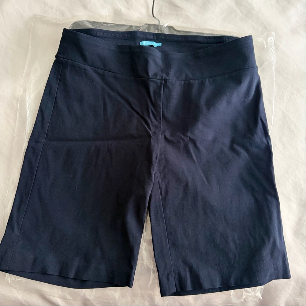 J. McLaughlin Celia Midi Shorts Women’s Size 8 Stretch Cotton Twill